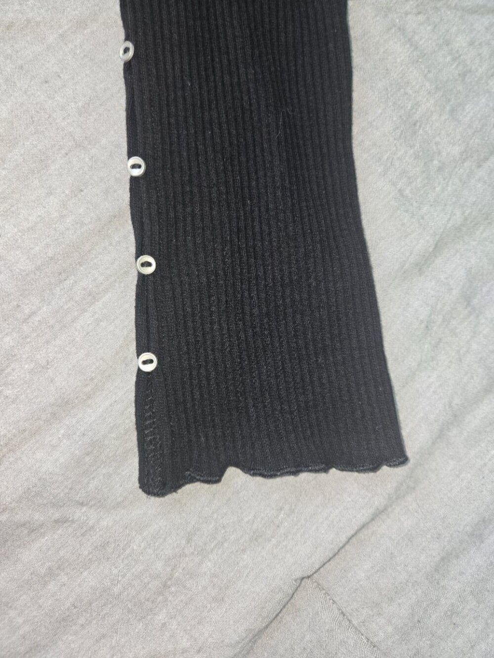 Current/Elliott The Going Steady Black Knit Cold Shoulder Maxi Dress NWT Size 3 - Picture 2 of 7
